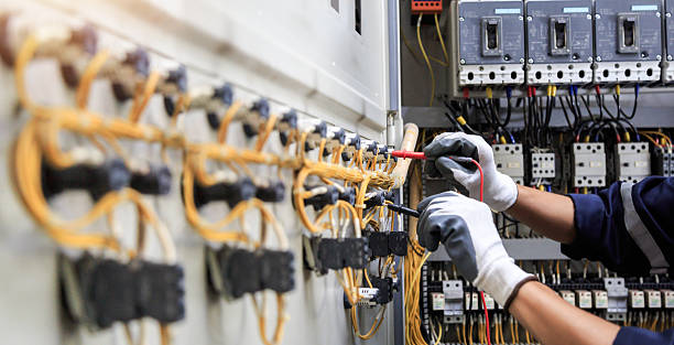 Professional Electrician technician working in Red Oak, NC